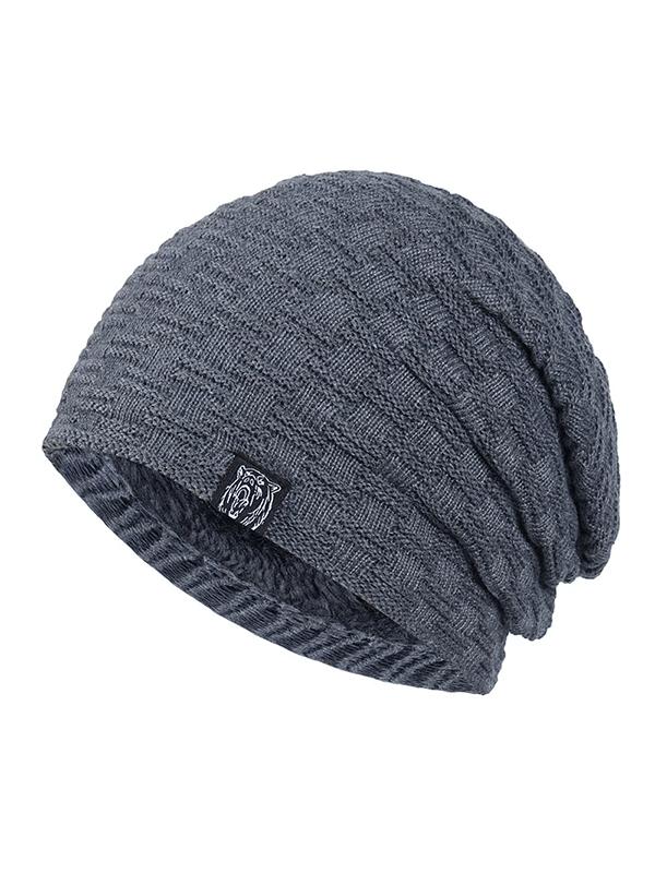 Men's Autumn And Winter Outdoor Warm Knitted Hat