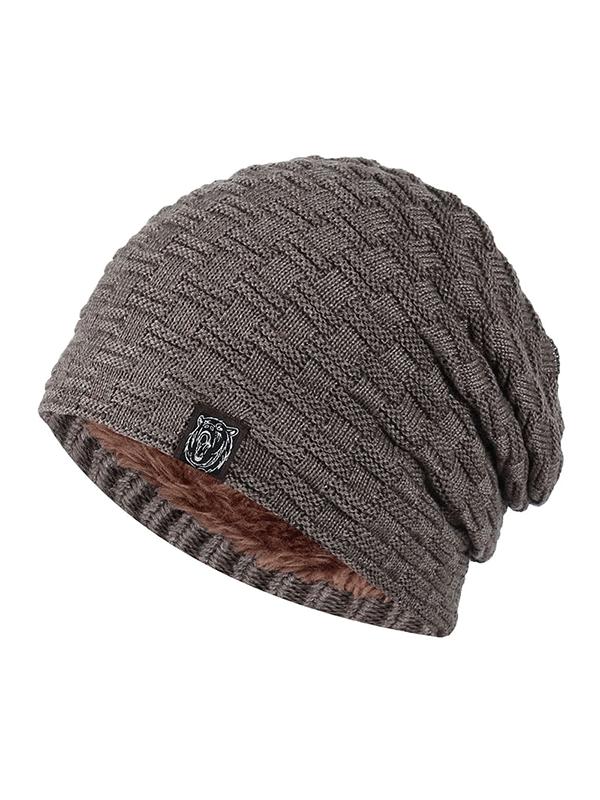 Men's Autumn And Winter Outdoor Warm Knitted Hat