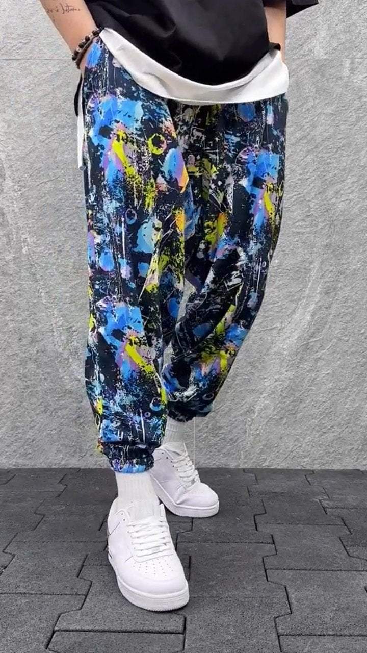 Men's  Printed Casual Trousers